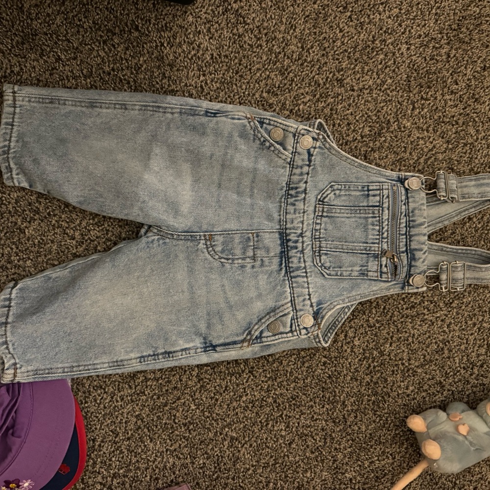 Light Blue Denim Overalls
